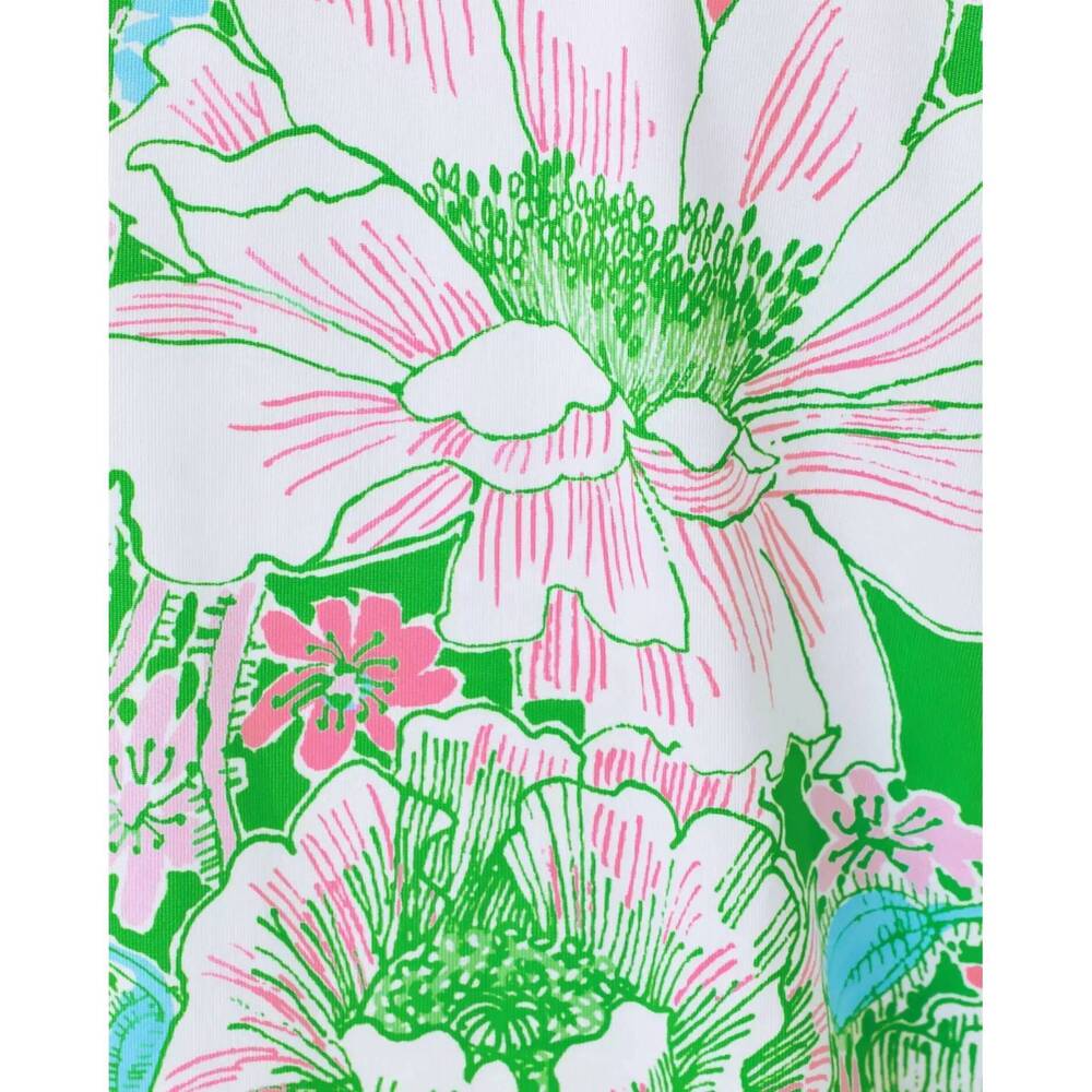 NEW LILLY PULITZER eleni pullover top in putting green poppyland - Picture 6 of 7